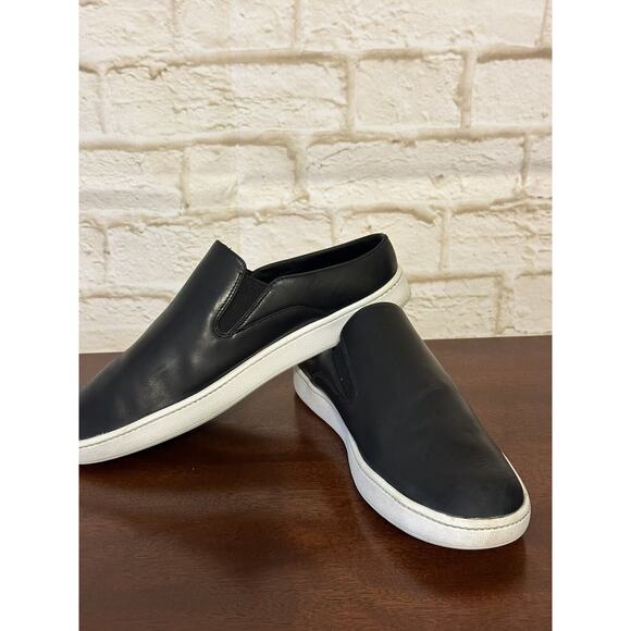 Vince Women's Black Leather Casual Slip-On Shoes Size 8M - Picture 3 of 16